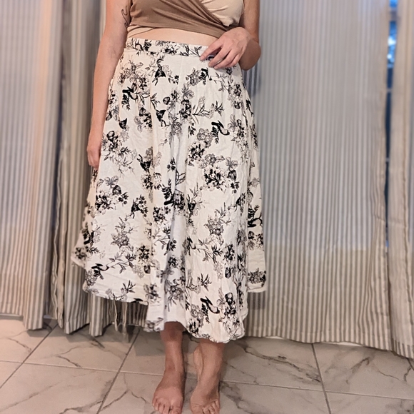 Midi floral skirt vintage inspired - Picture 4 of 4